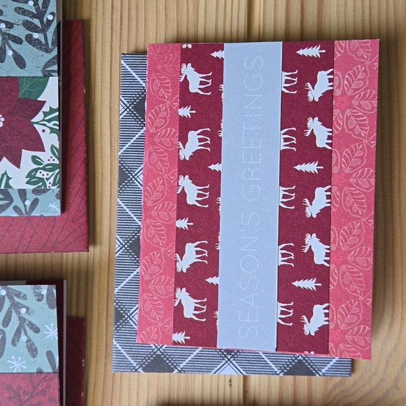 Handmade Mini Christmas Holiday Cards & Envelopes - Picture 8 of 10
